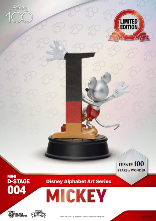 MDS-004 Disney 100 Years of Wonder-Disney Alphabet Art Series Set By Beast kingdom - Image 17