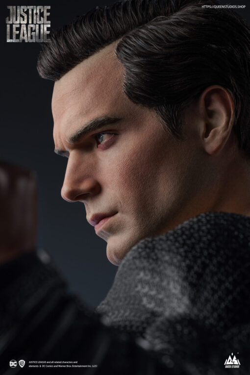 DC Superman (Black Suit) 1/3 Scale Statue Premium Edition By Queen Studio99 pieces worldwide - Image 26