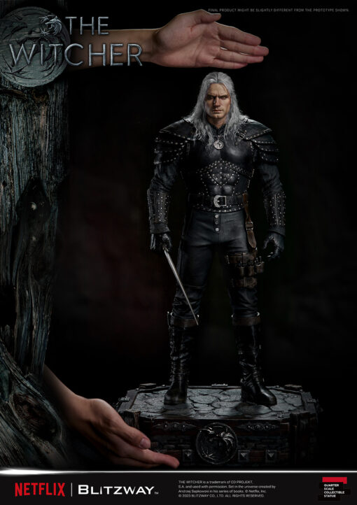 The Witcher ‘Geralt of Rivia’’ (1/4 Scale Statue) By Blitzway - Image 16