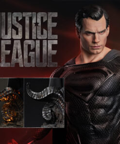 DC Superman (Black Suit) 1/3 Scale Statue Premium Edition By Queen Studio99 pieces worldwide - Image 3