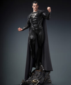DC Superman (Black Suit) 1/3 Scale Statue Premium Edition By Queen Studio99 pieces worldwide - Image 12