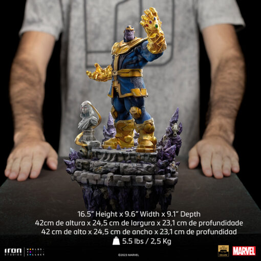 THANOS MARVEL Deluxe 1/10 art scale statue By Iron Studio - Image 2