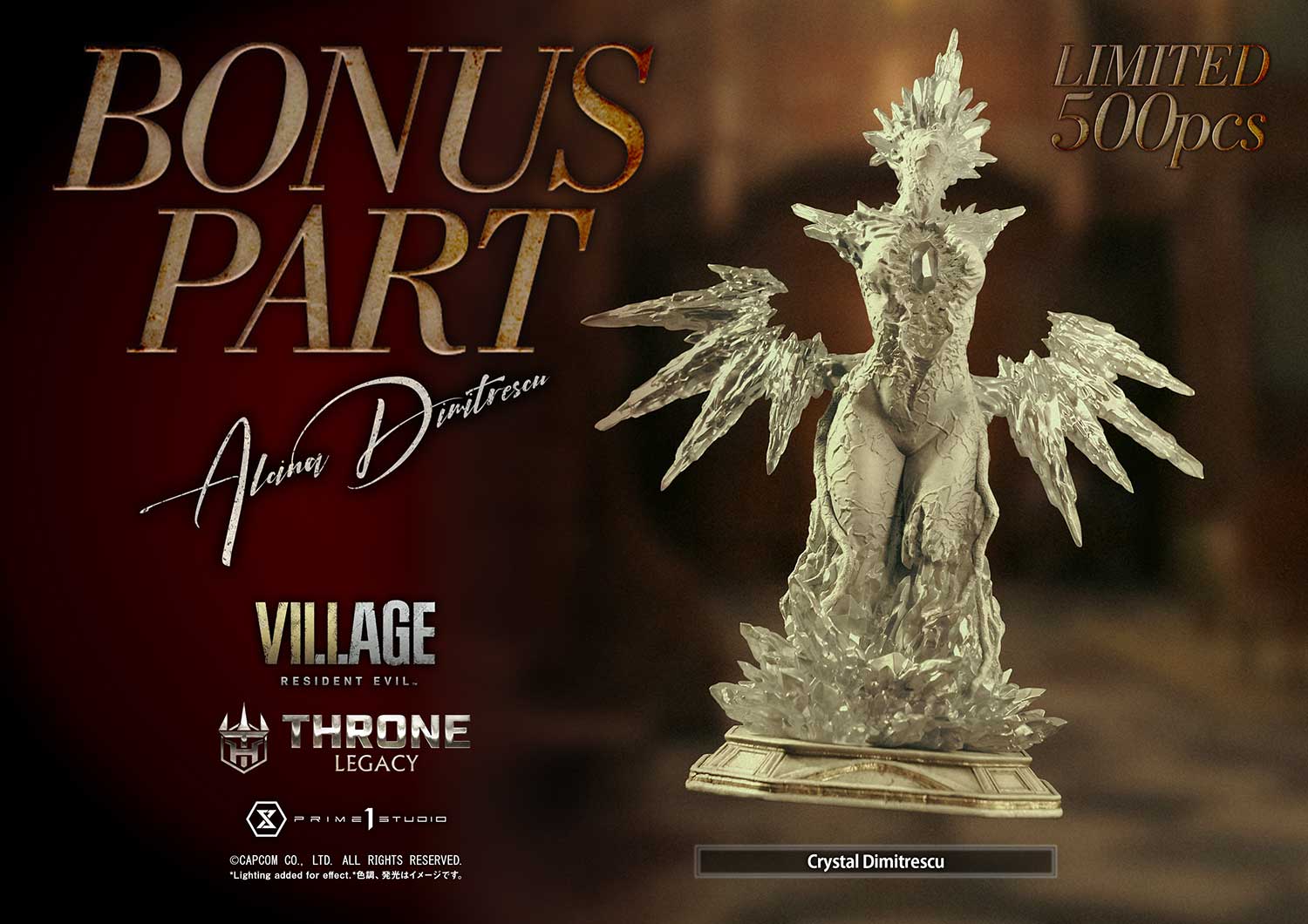 Throne Legacy Resident Evil Village Alcina Dimitrescu Deluxe Bonus Version By Prime 1 Studios - Image 4