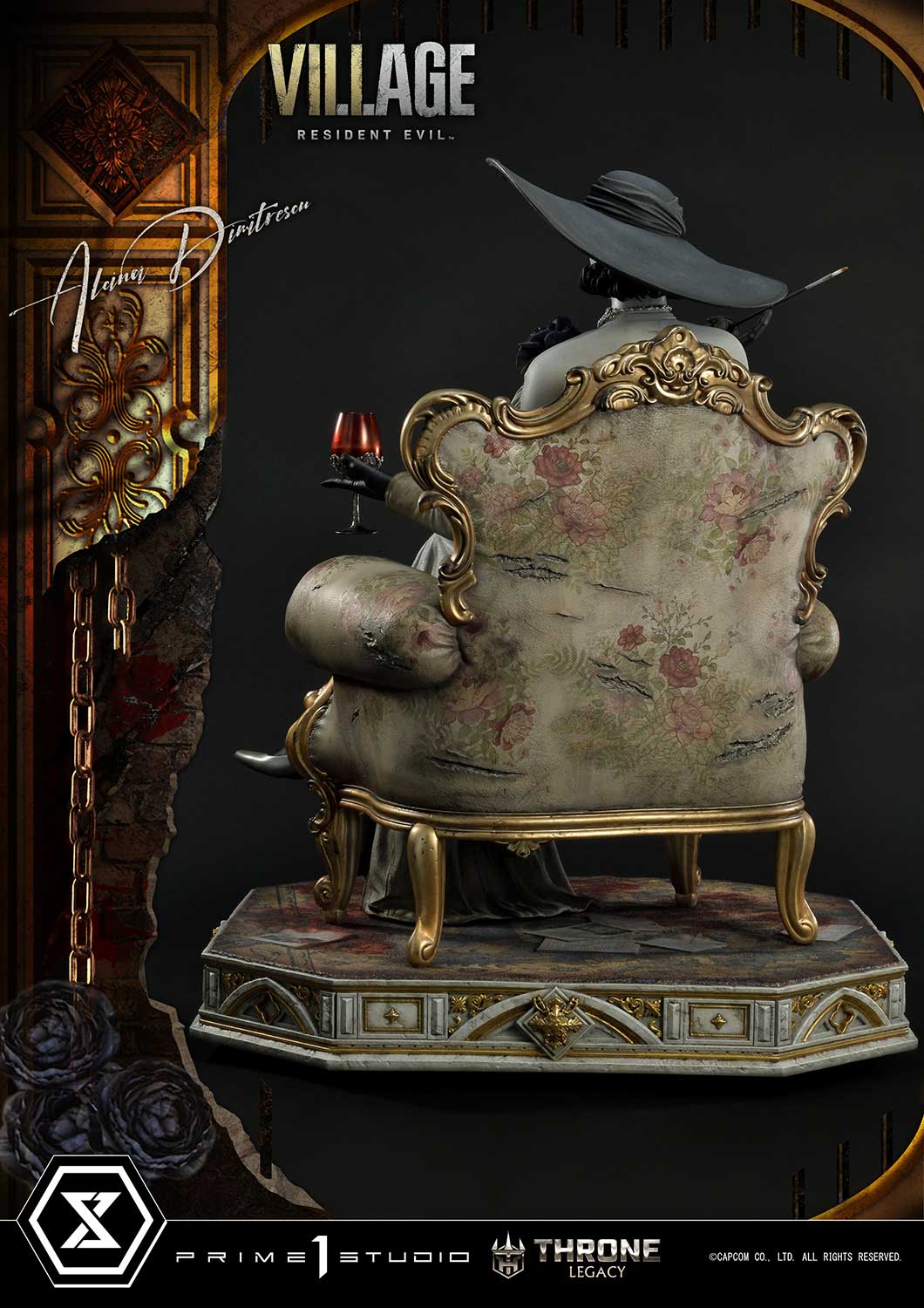 Throne Legacy Resident Evil Village Alcina Dimitrescu Deluxe Bonus Version By Prime 1 Studios - Image 11