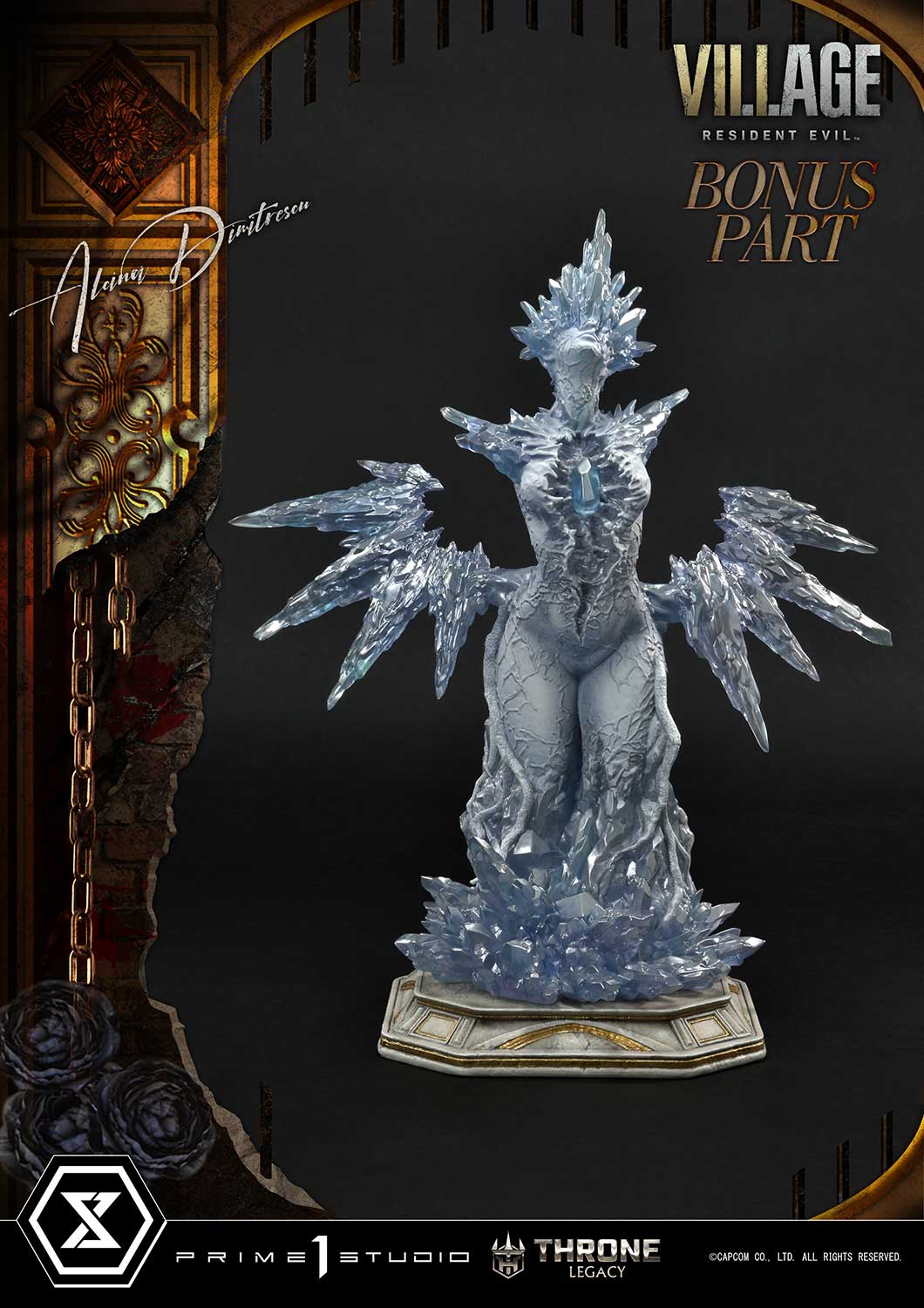 Throne Legacy Resident Evil Village Alcina Dimitrescu Deluxe Bonus Version By Prime 1 Studios - Image 13