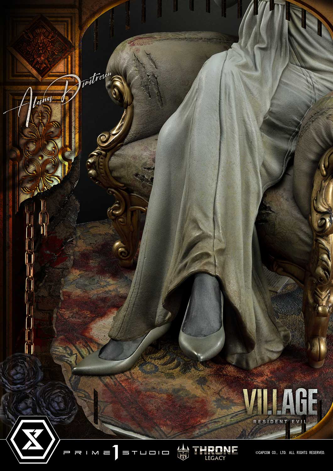 Throne Legacy Resident Evil Village Alcina Dimitrescu Deluxe Bonus Version By Prime 1 Studios - Image 18