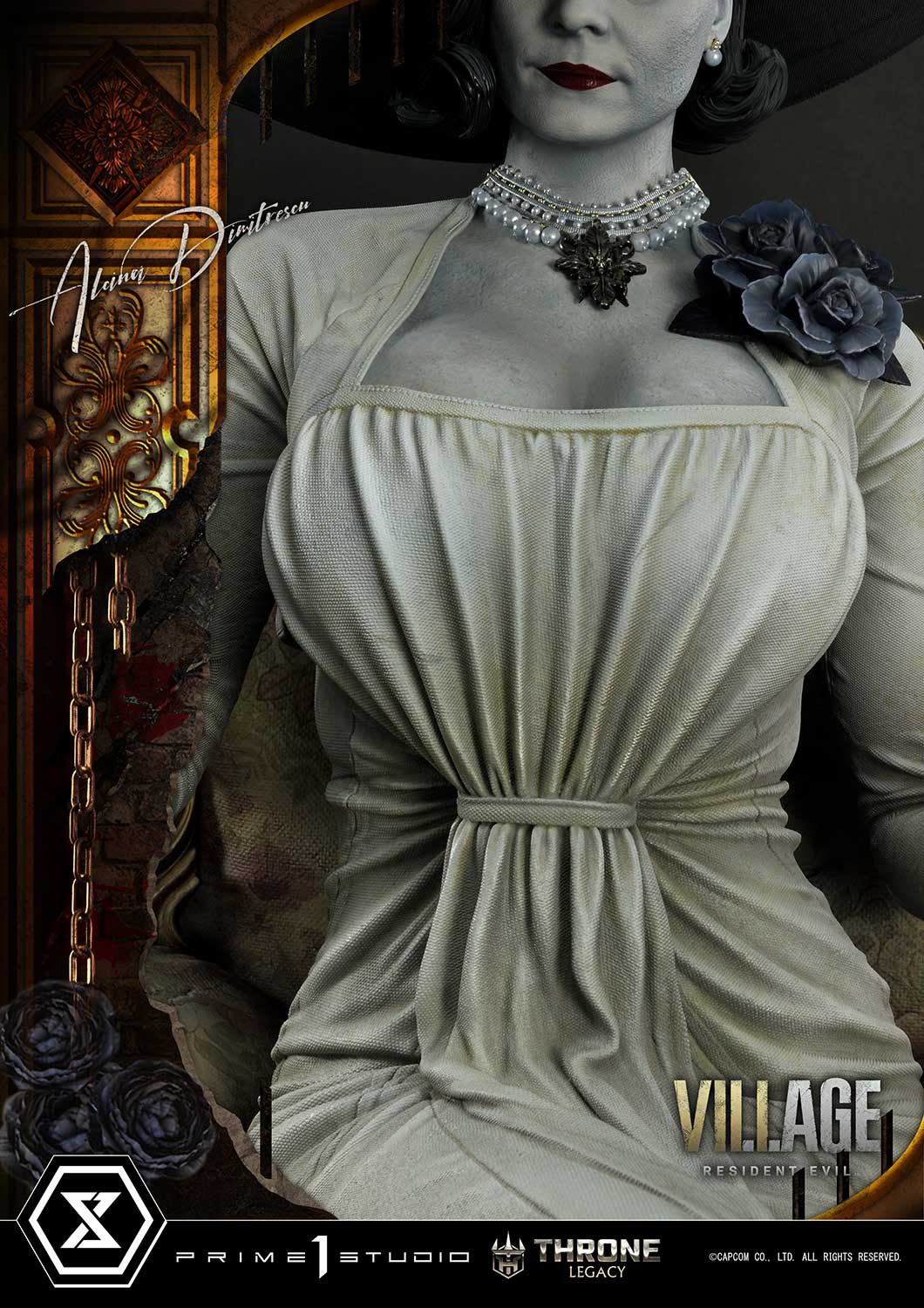 Throne Legacy Resident Evil Village Alcina Dimitrescu Deluxe Bonus Version By Prime 1 Studios - Image 19