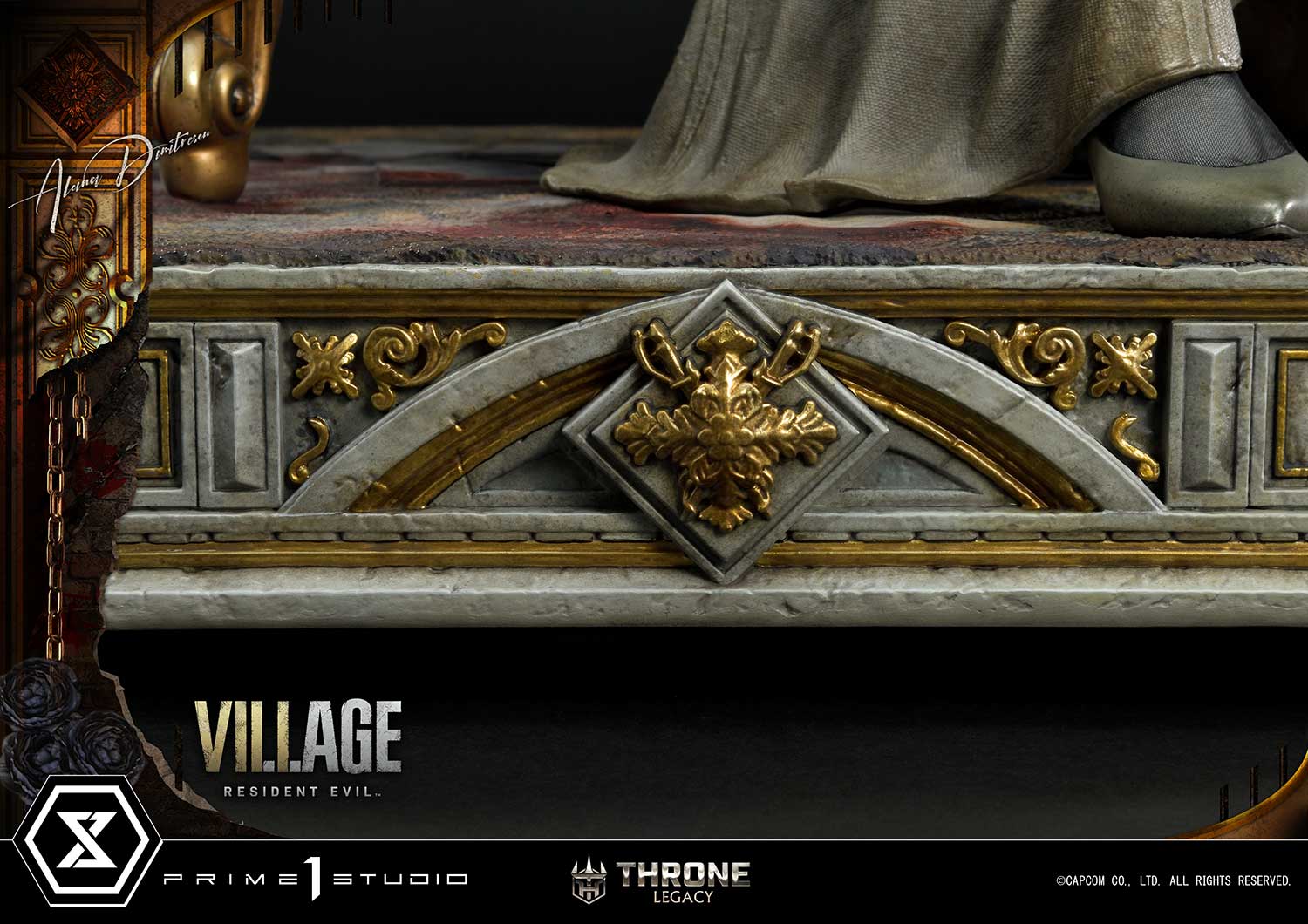 Throne Legacy Resident Evil Village Alcina Dimitrescu Deluxe Bonus Version By Prime 1 Studios - Image 21
