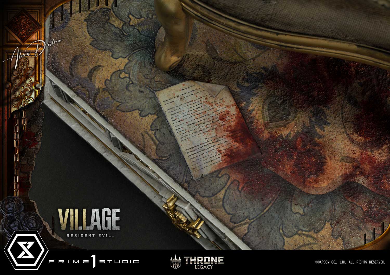 Throne Legacy Resident Evil Village Alcina Dimitrescu Deluxe Bonus Version By Prime 1 Studios - Image 22