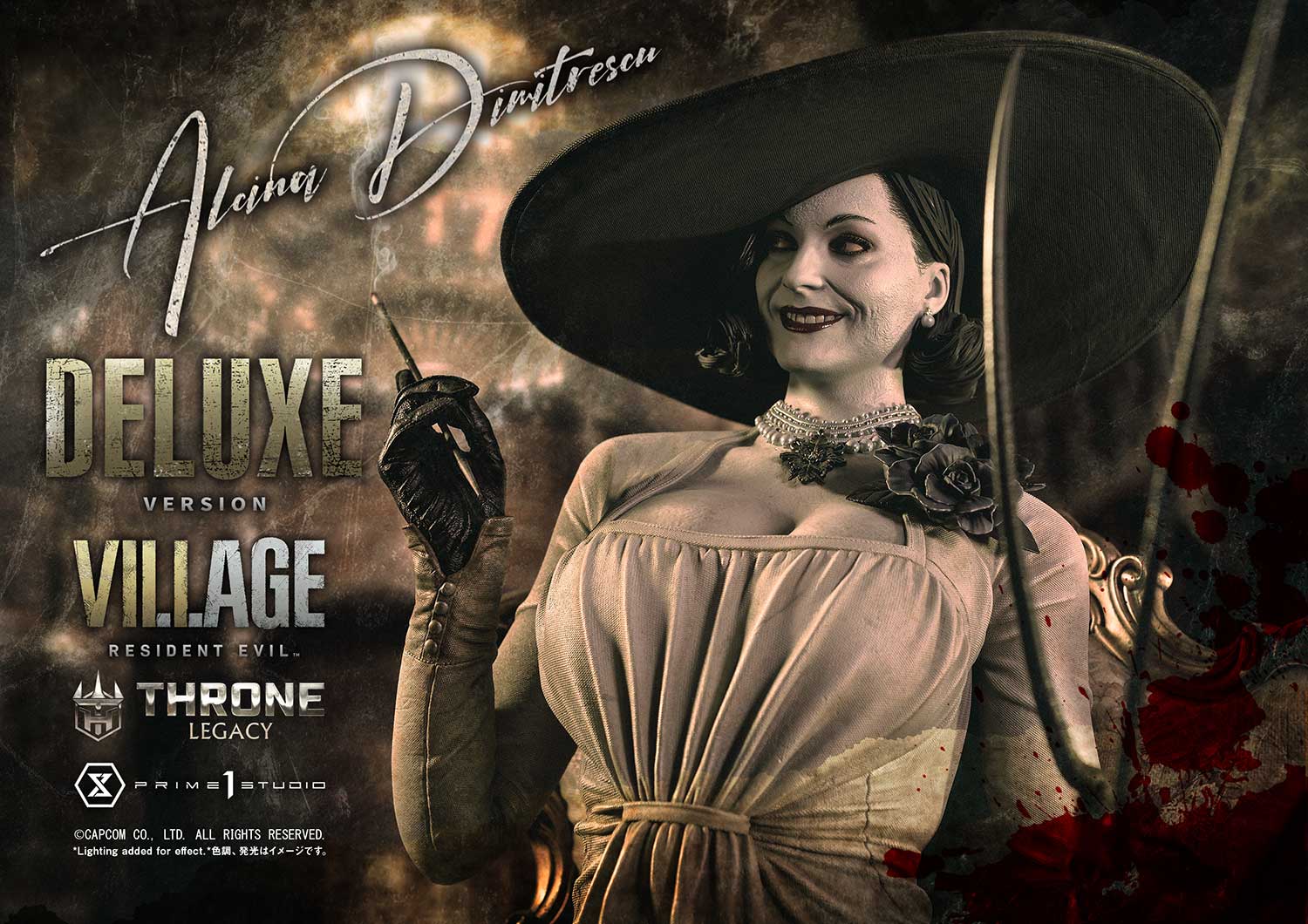 Throne Legacy Resident Evil Village Alcina Dimitrescu Deluxe Bonus Version By Prime 1 Studios - Image 25