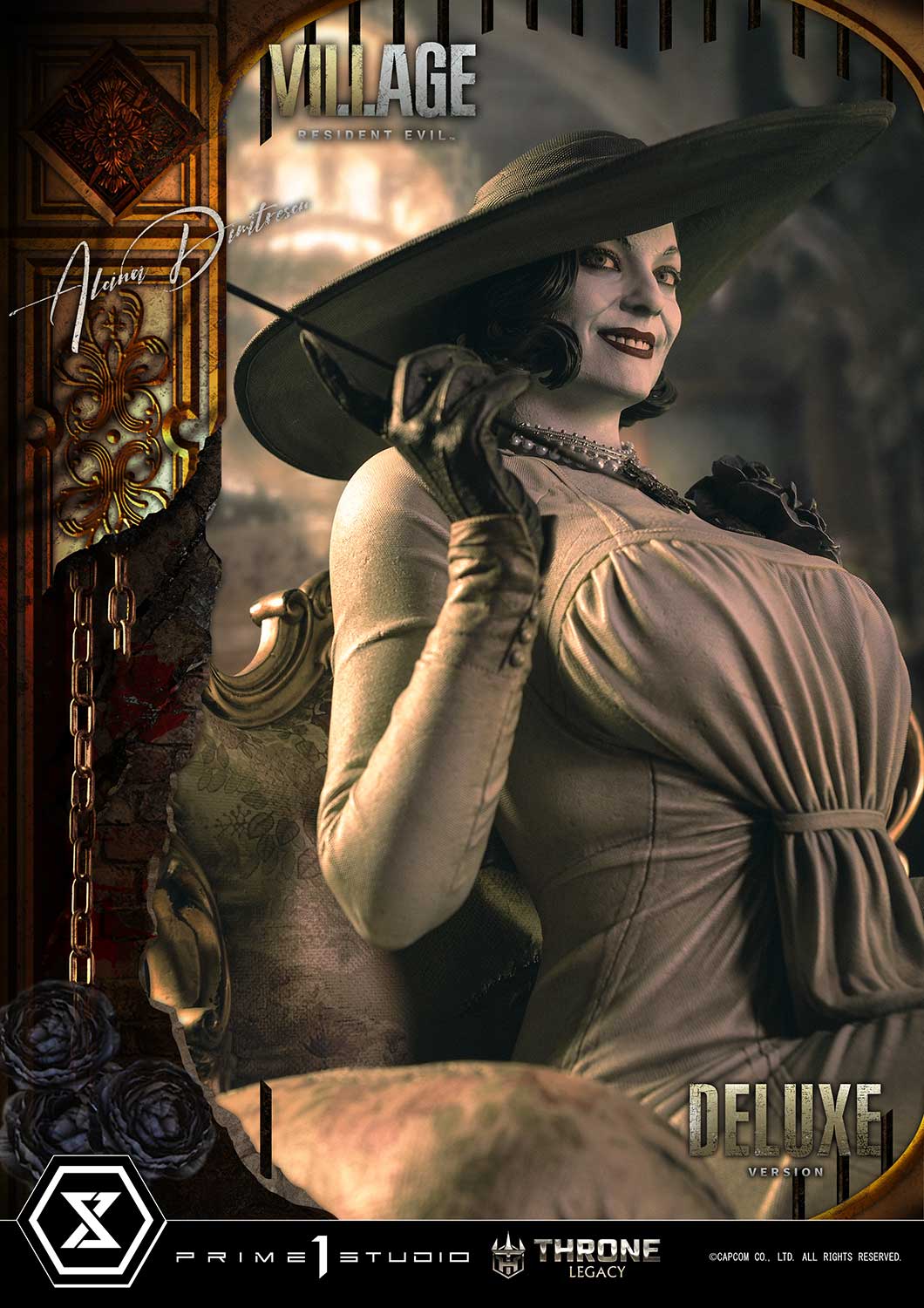 Throne Legacy Resident Evil Village Alcina Dimitrescu Deluxe Bonus Version By Prime 1 Studios - Image 27