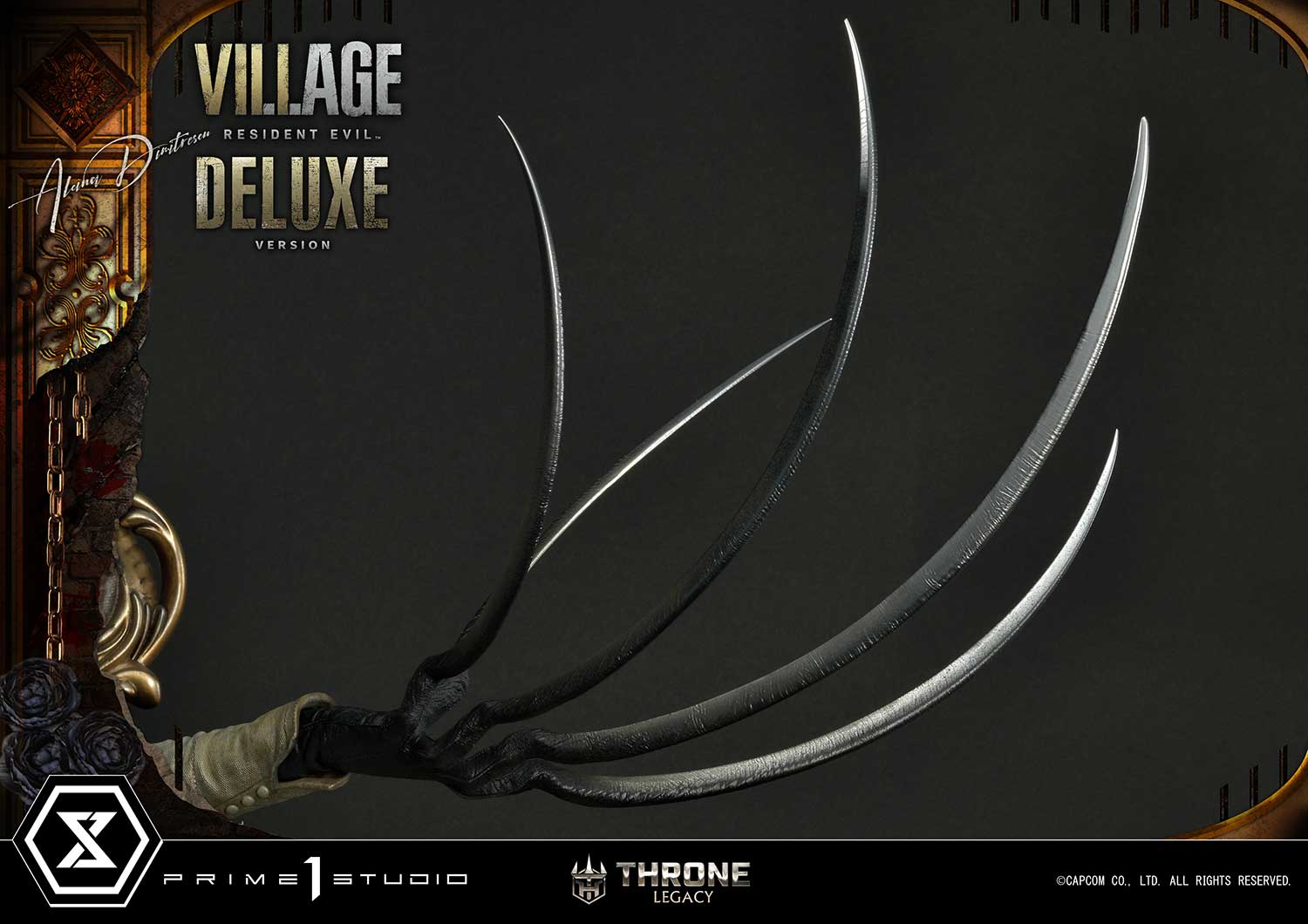 Throne Legacy Resident Evil Village Alcina Dimitrescu Deluxe Bonus Version By Prime 1 Studios - Image 37