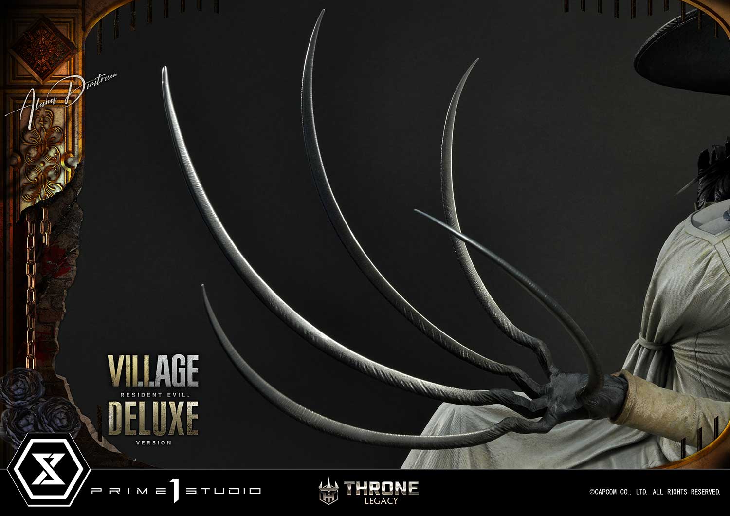 Throne Legacy Resident Evil Village Alcina Dimitrescu Deluxe Bonus Version By Prime 1 Studios - Image 38