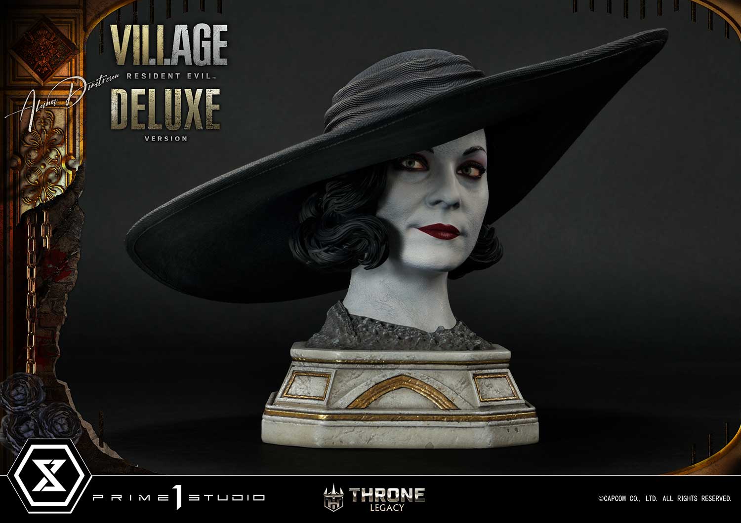 Throne Legacy Resident Evil Village Alcina Dimitrescu Deluxe Bonus Version By Prime 1 Studios - Image 39