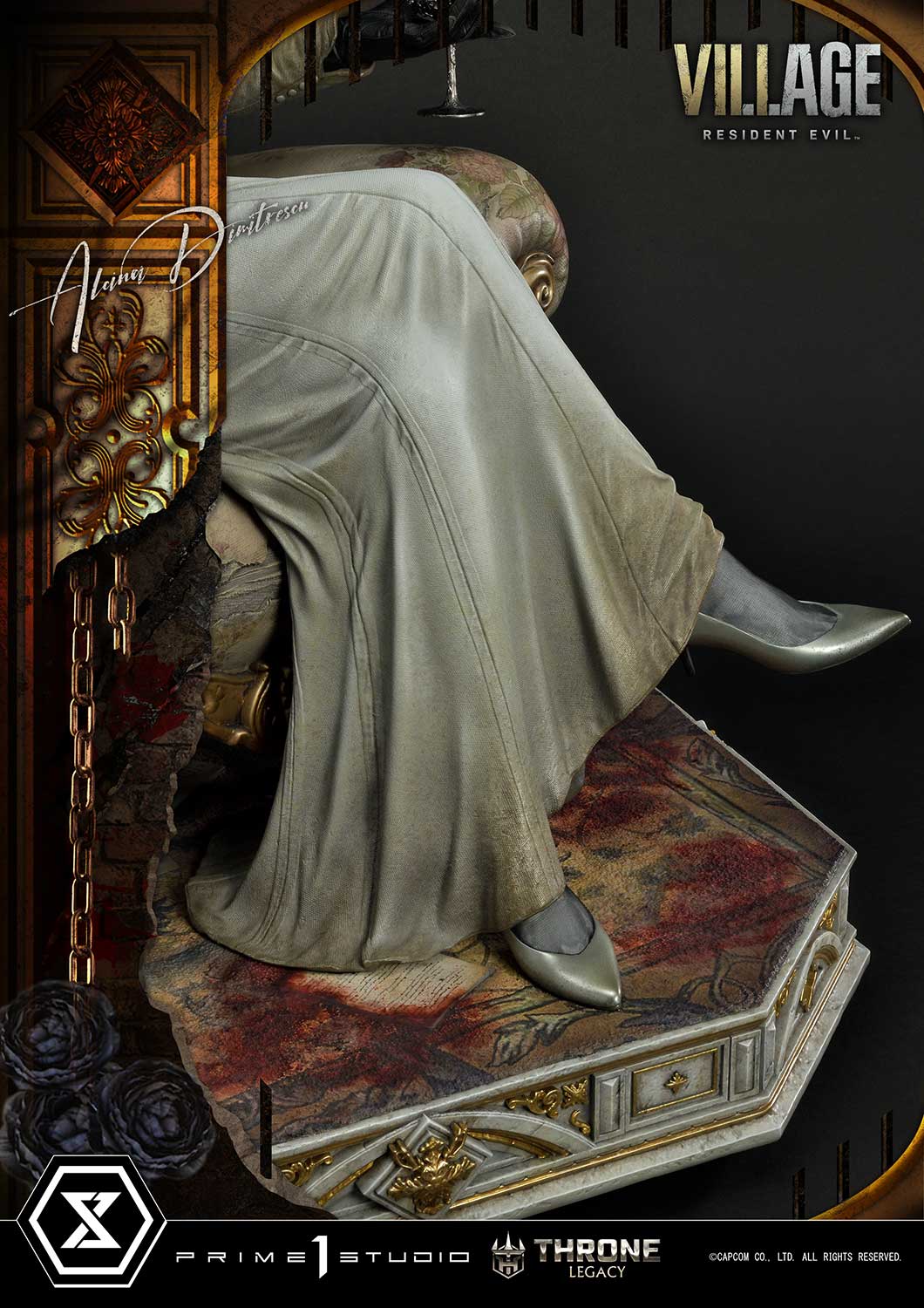 Throne Legacy Resident Evil Village Alcina Dimitrescu Deluxe Bonus Version By Prime 1 Studios - Image 43