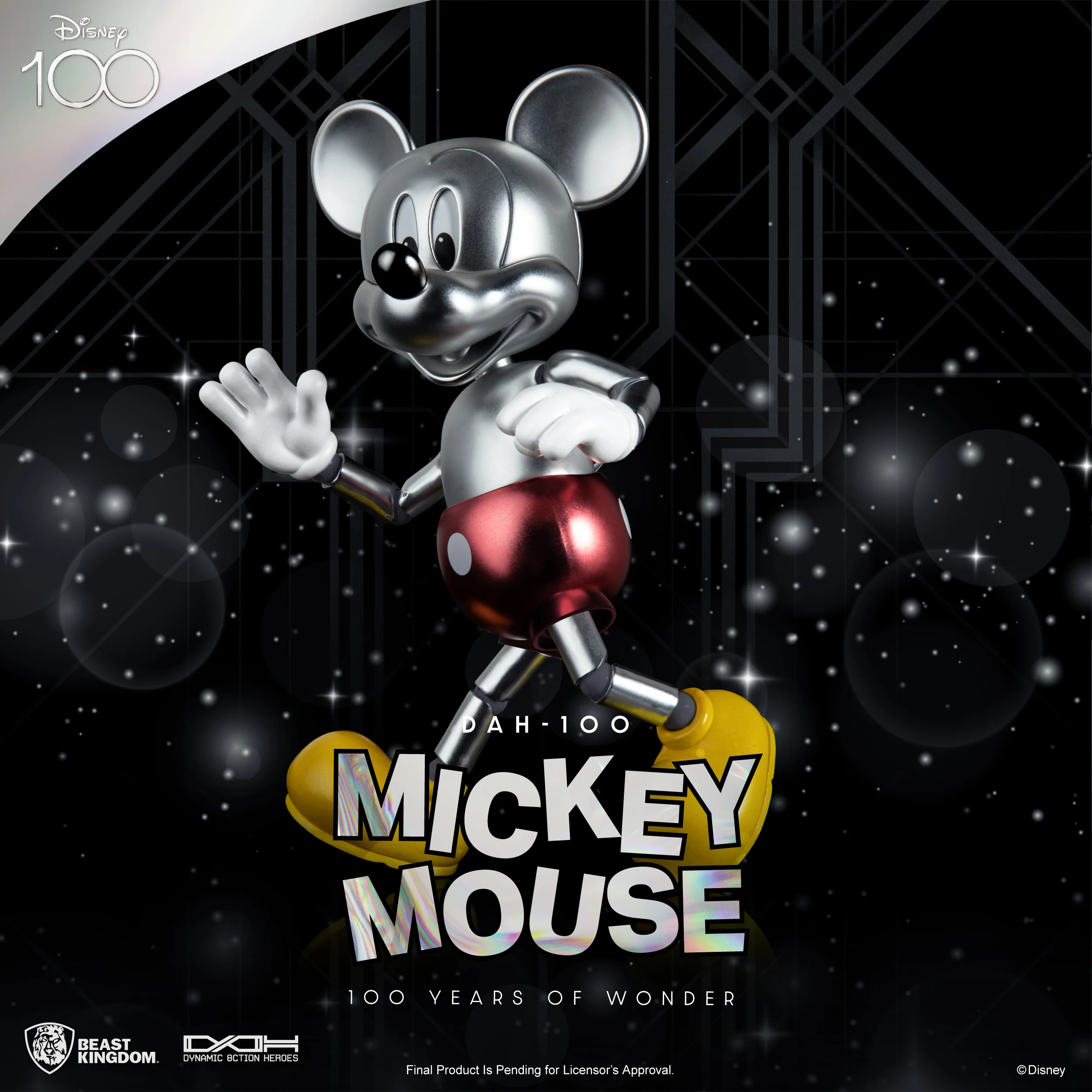 Beast Kingdom - Disney 100 Year of Wonder Mickey Mouse - Image 4
