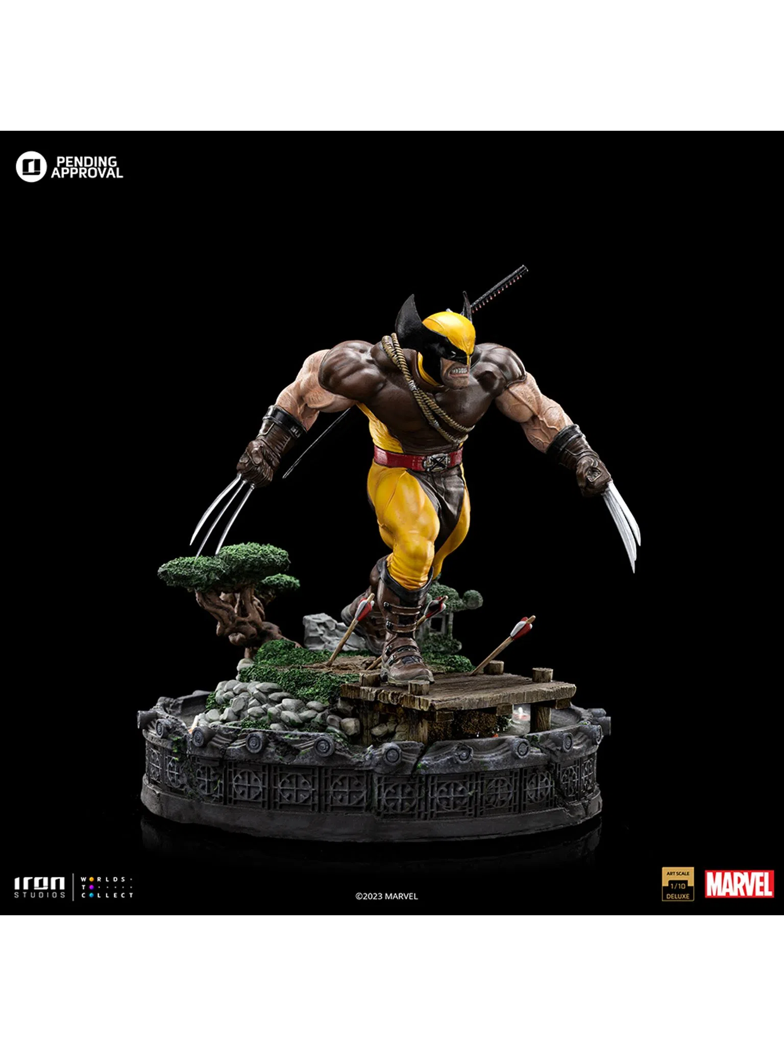 Statue Wolverine Unleashed Deluxe - X-Men - Art Scale 1/10 - Iron Studios - Image 4