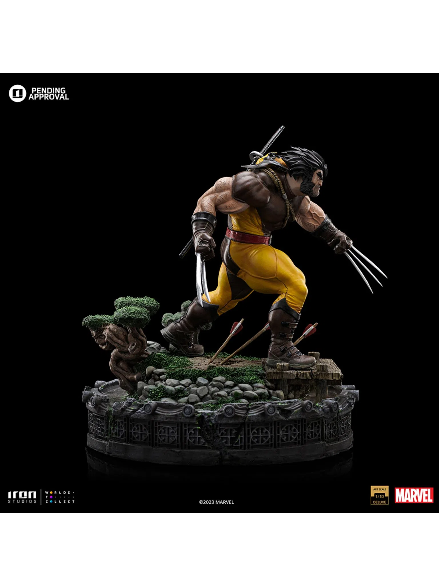 Statue Wolverine Unleashed Deluxe - X-Men - Art Scale 1/10 - Iron Studios - Image 9