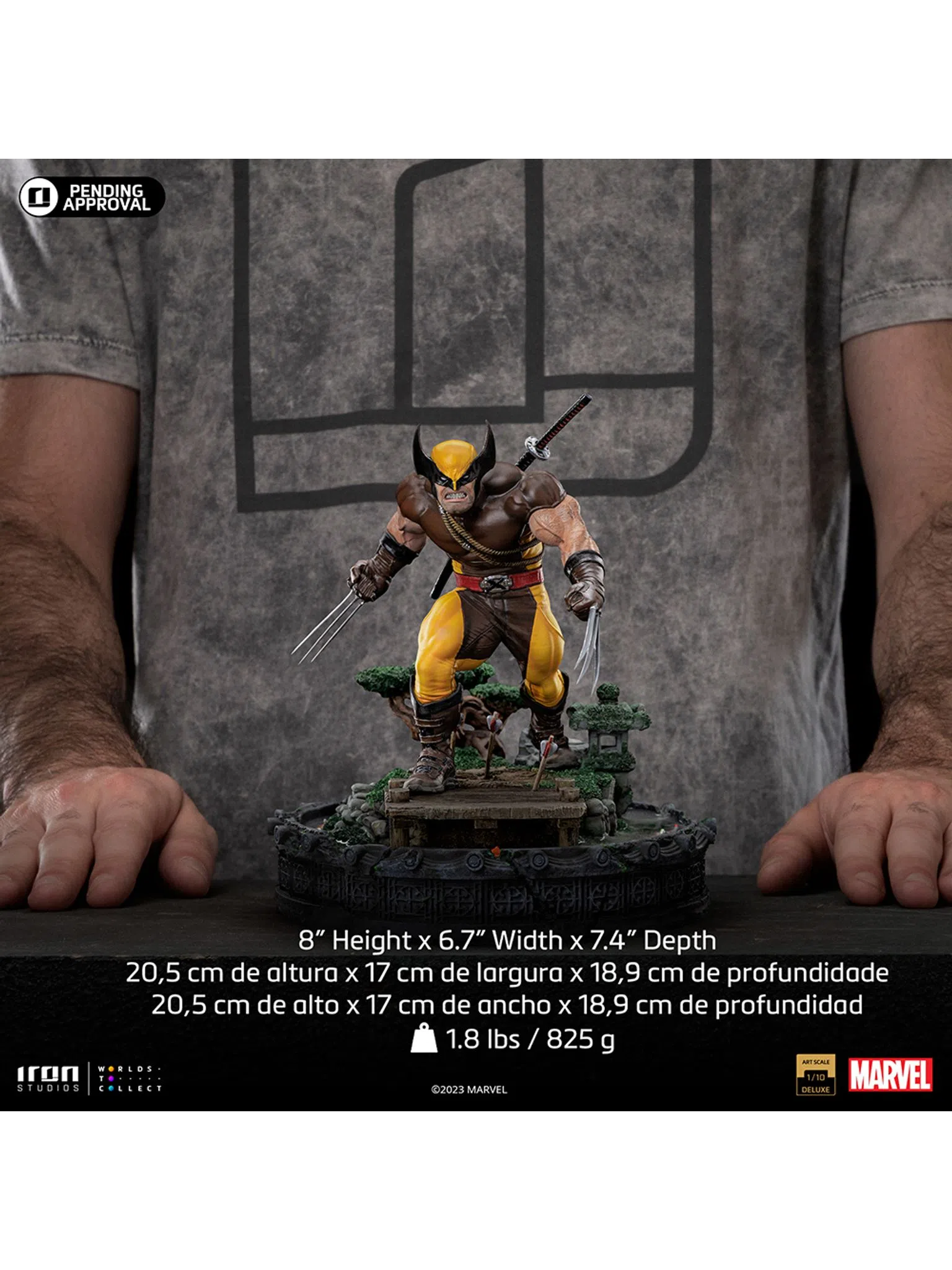 Statue Wolverine Unleashed Deluxe - X-Men - Art Scale 1/10 - Iron Studios - Image 2