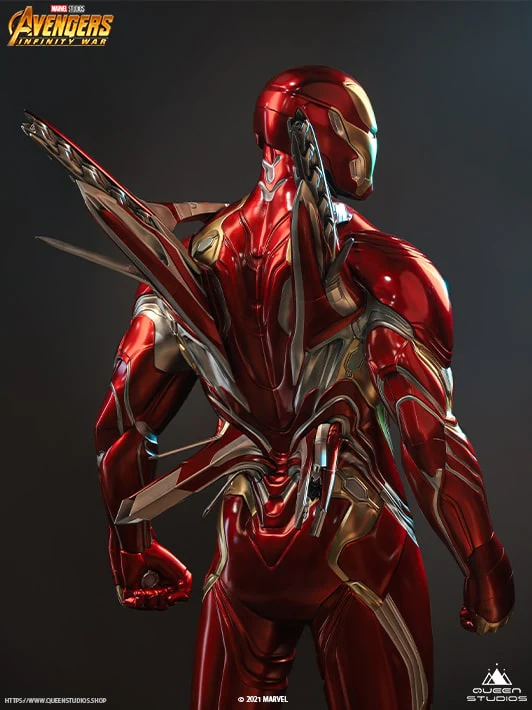 QUEEN STUDIOS Iron Man Mark 50 1:2 Scale Statue - Image 3