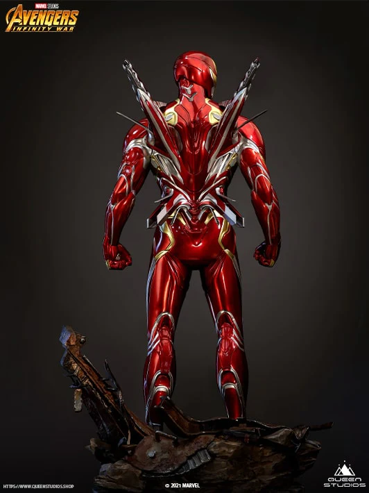 QUEEN STUDIOS Iron Man Mark 50 1:2 Scale Statue - Image 6