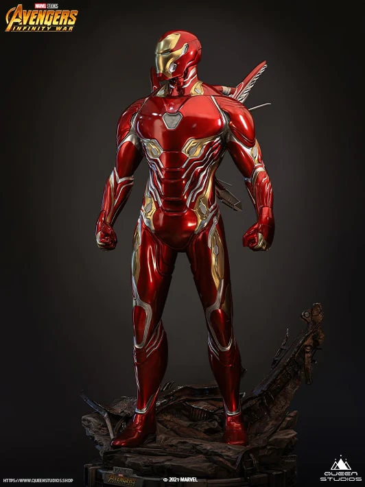 QUEEN STUDIOS Iron Man Mark 50 1:2 Scale Statue - Image 9