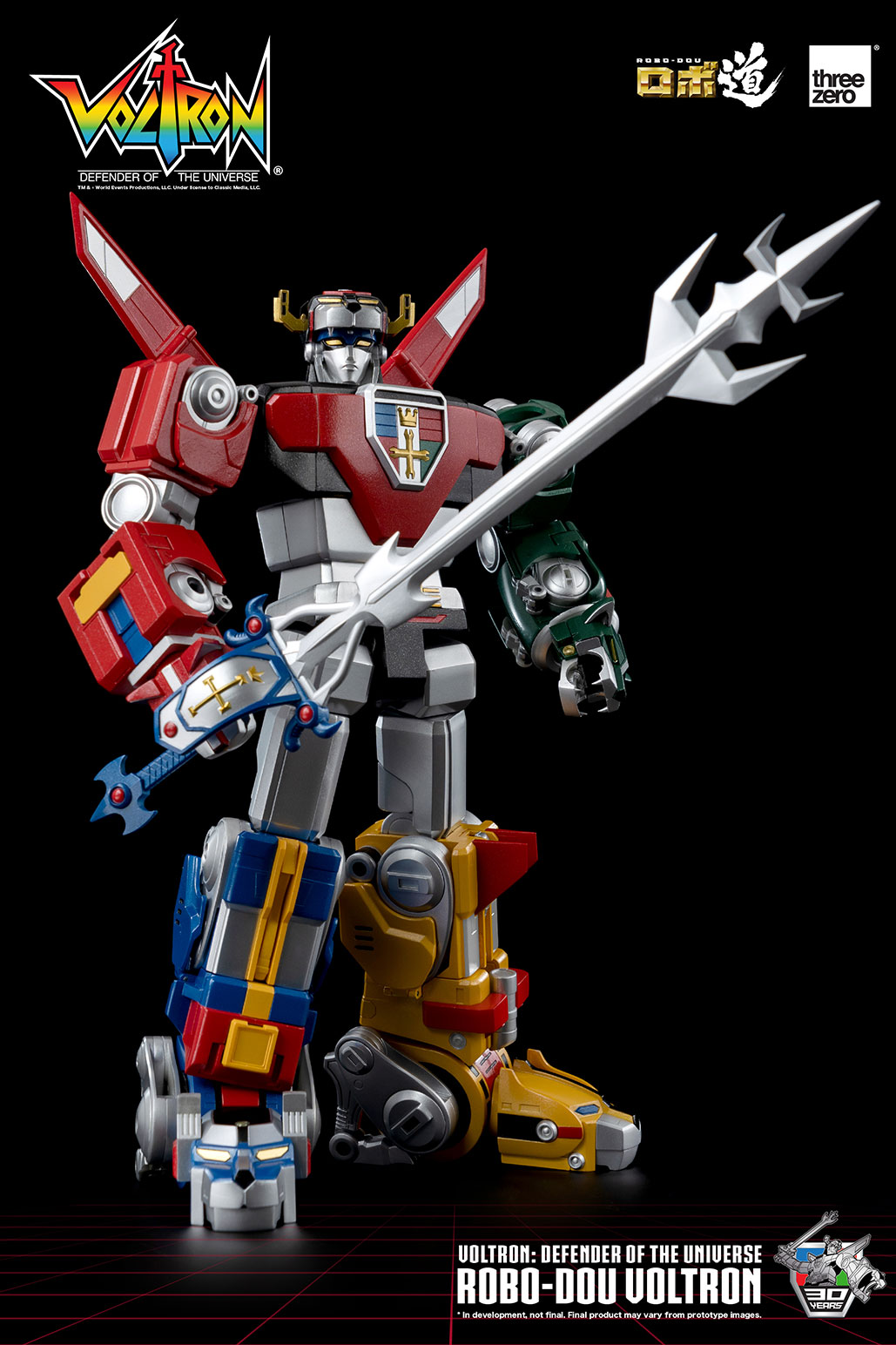 Voltron: Defender of the Universe ROBO-DOU Voltron BY THREEZERO - Image 6