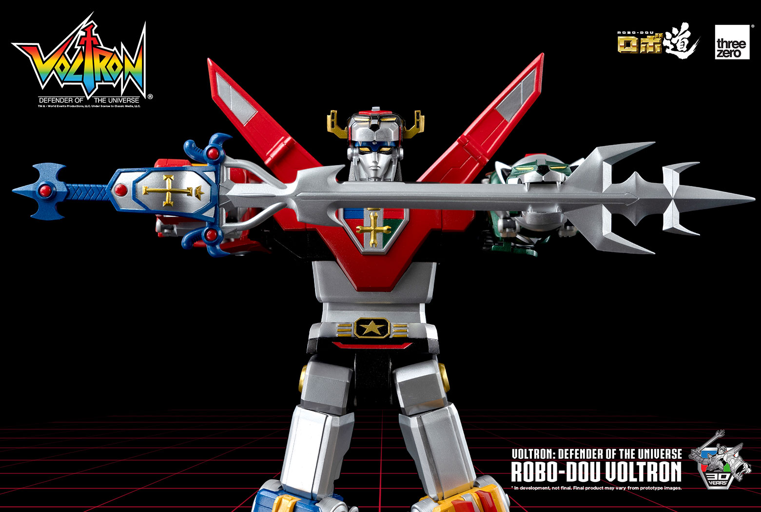 Voltron: Defender of the Universe ROBO-DOU Voltron BY THREEZERO - Image 11