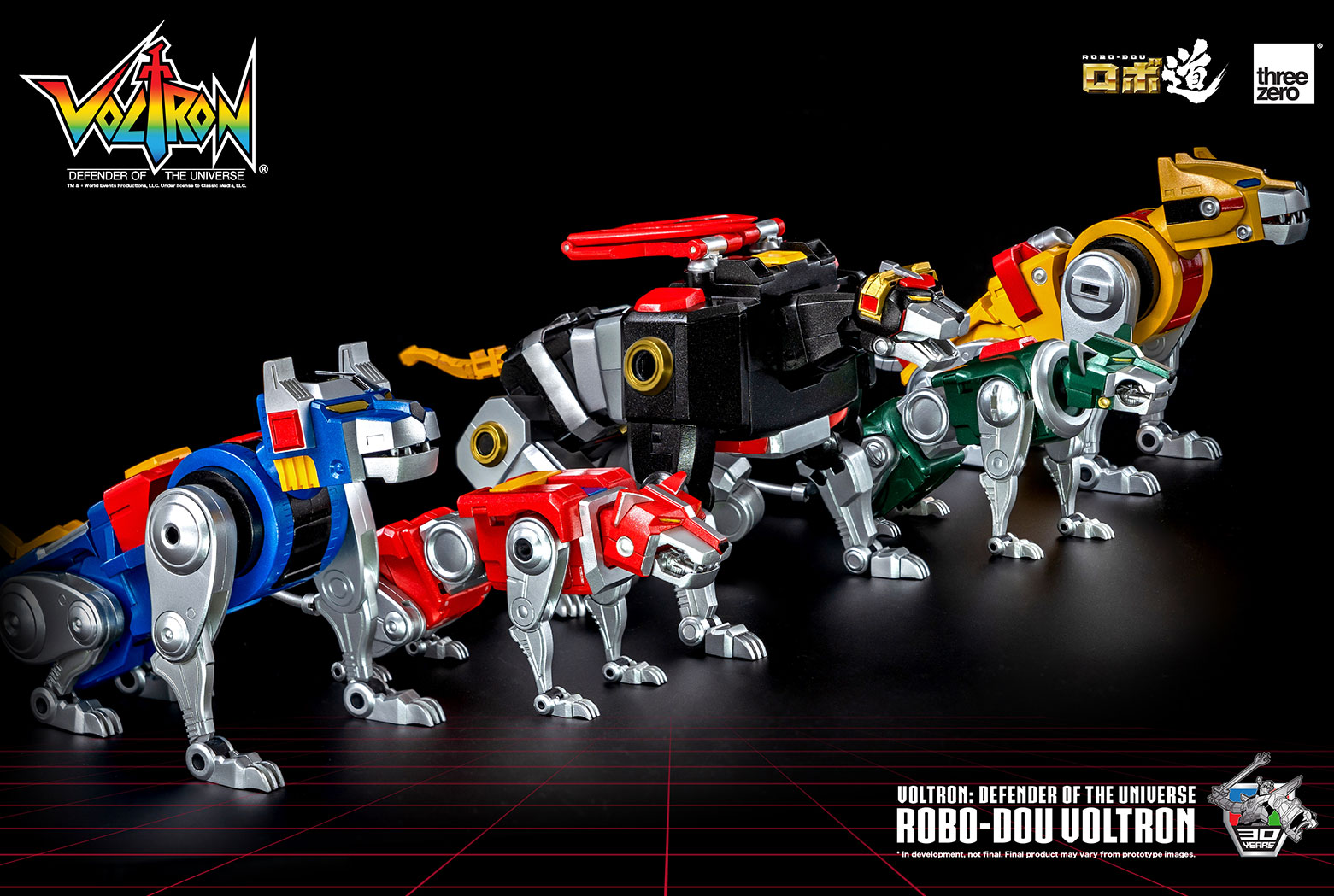 Voltron: Defender of the Universe ROBO-DOU Voltron BY THREEZERO - Image 19