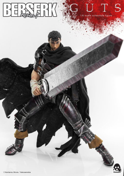 Guts (Black Swordsman) Sixth Scale Figure By Threezero - Image 2