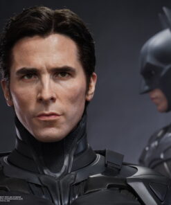 Alternative view of Queen Studios: Christian Bale 1/1 Bust + TDK Batman 1/1 Statue (with interchangeable head sculpts) - Deluxe Edition