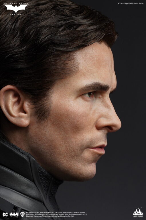 Queen Studios: Christian Bale 1/1 Bust + TDK Batman 1/1 Statue (with interchangeable head sculpts) - Deluxe Edition - Image 20
