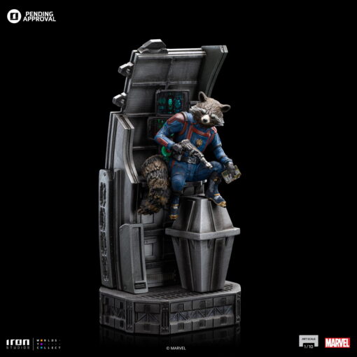 Statue Rocket Raccoon - Guardians of the Galaxy 3 - BDS Art Scale 1/10 - Iron Studios - Image 3