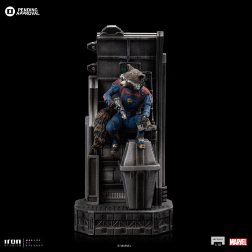 Statue Rocket Raccoon - Guardians of the Galaxy 3 - BDS Art Scale 1/10 - Iron Studios - Image 4