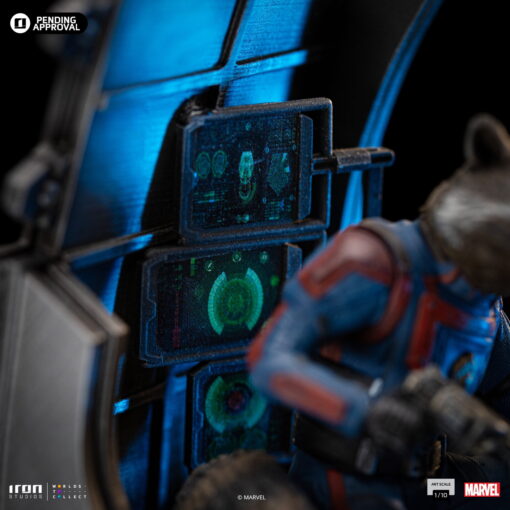 Statue Rocket Raccoon - Guardians of the Galaxy 3 - BDS Art Scale 1/10 - Iron Studios - Image 9