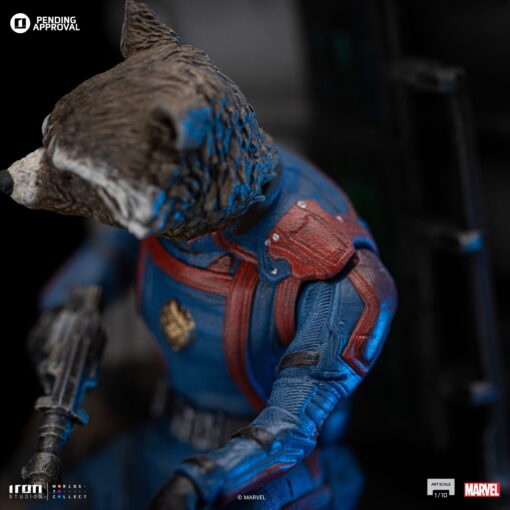 Statue Rocket Raccoon - Guardians of the Galaxy 3 - BDS Art Scale 1/10 - Iron Studios - Image 12