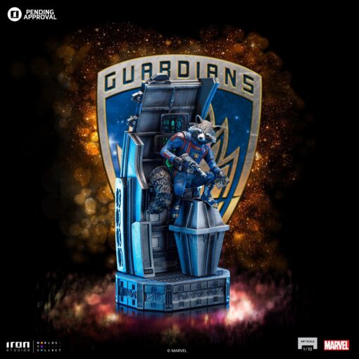 Statue Rocket Raccoon - Guardians of the Galaxy 3 - BDS Art Scale 1/10 - Iron Studios - Image 13