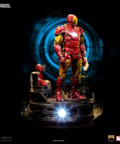 Statue Iron Man Unleashed Deluxe - Marvel Comics - Art Scale 1/10 - Iron Studios