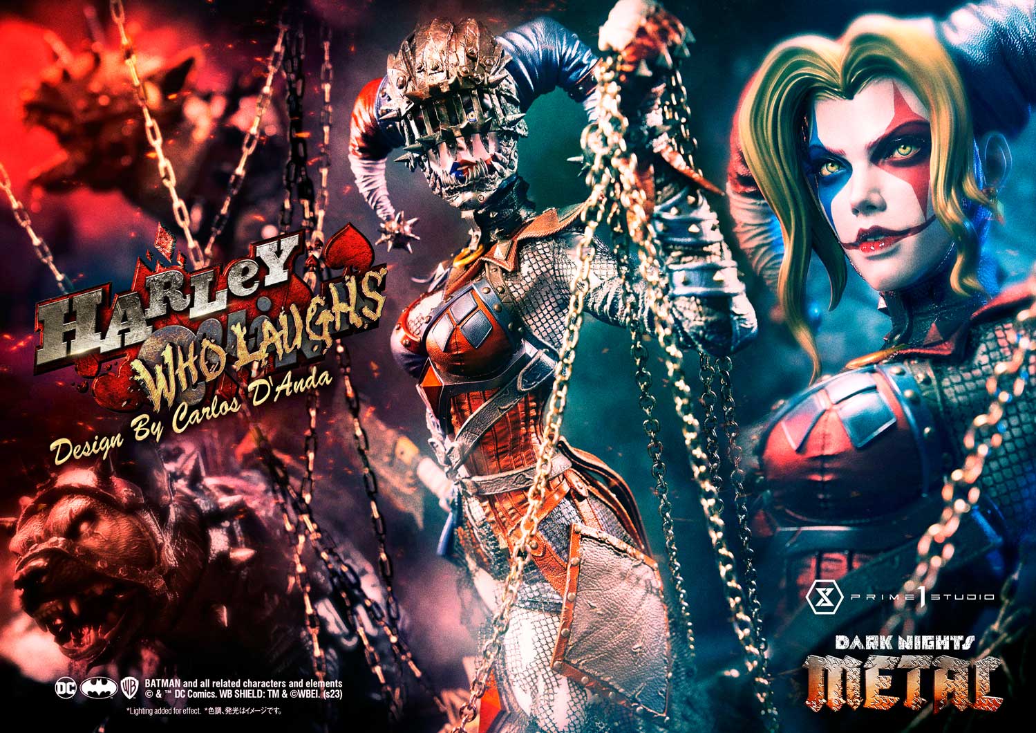 Dark Nights: Metal (Comics) Harley Quinn Who Laughs 1/3 Scale Statue DX Bonus Version - Image 13