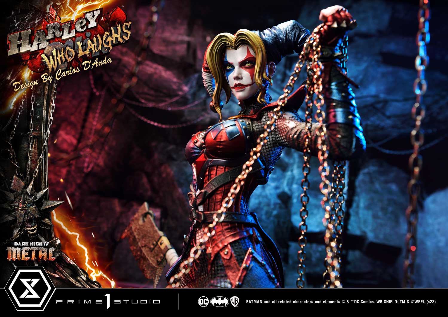 Dark Nights: Metal (Comics) Harley Quinn Who Laughs 1/3 Scale Statue DX Bonus Version - Image 16