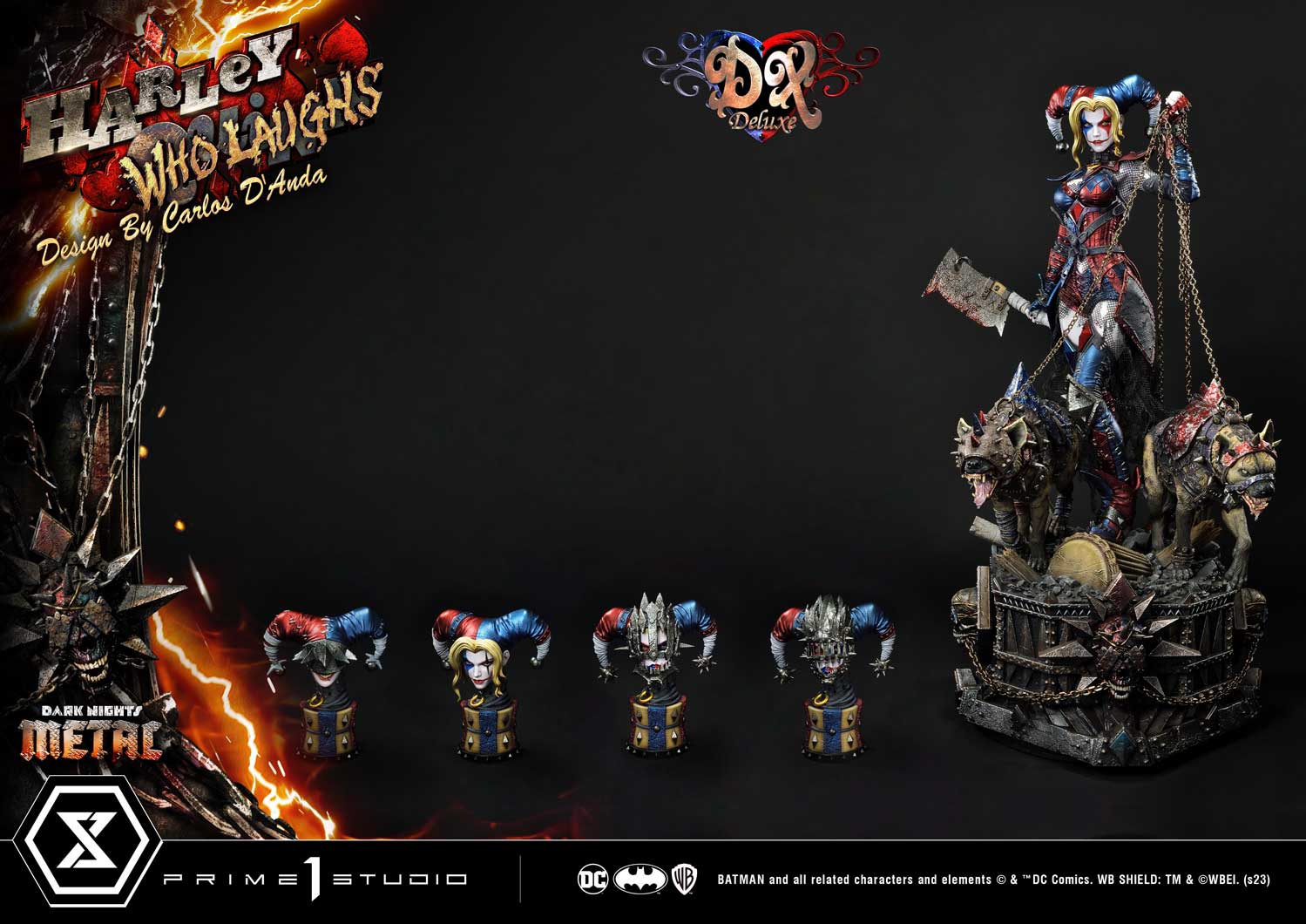 Dark Nights: Metal (Comics) Harley Quinn Who Laughs 1/3 Scale Statue DX Bonus Version - Image 19