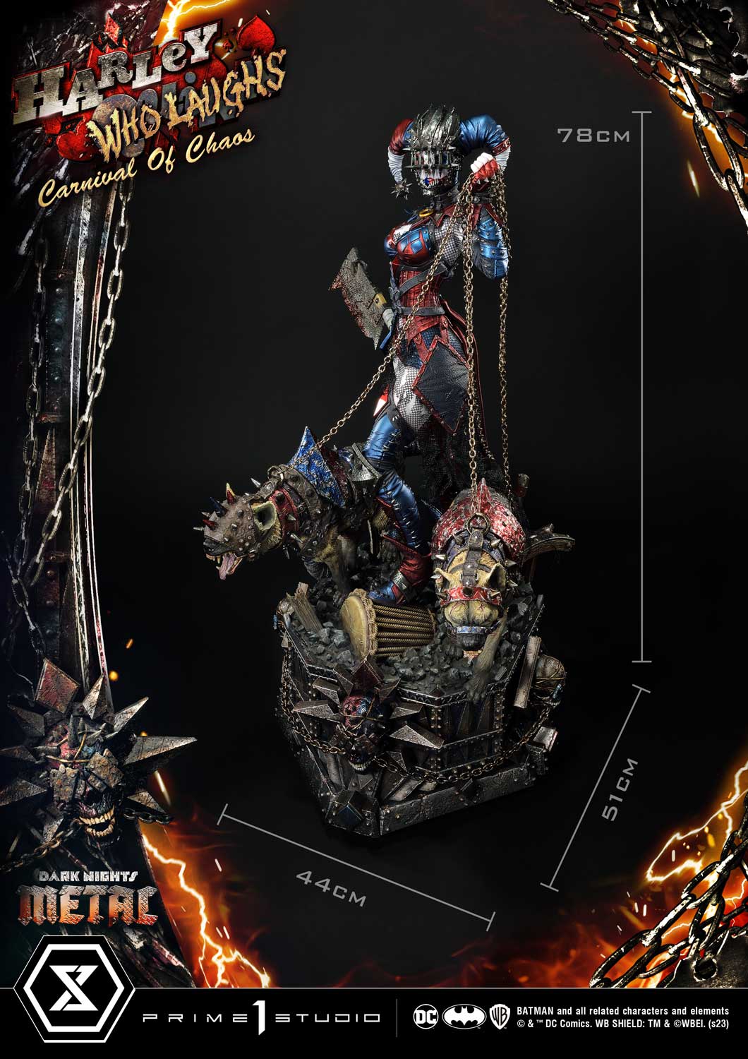 Dark Nights: Metal (Comics) Harley Quinn Who Laughs 1/3 Scale Statue DX Bonus Version - Image 25