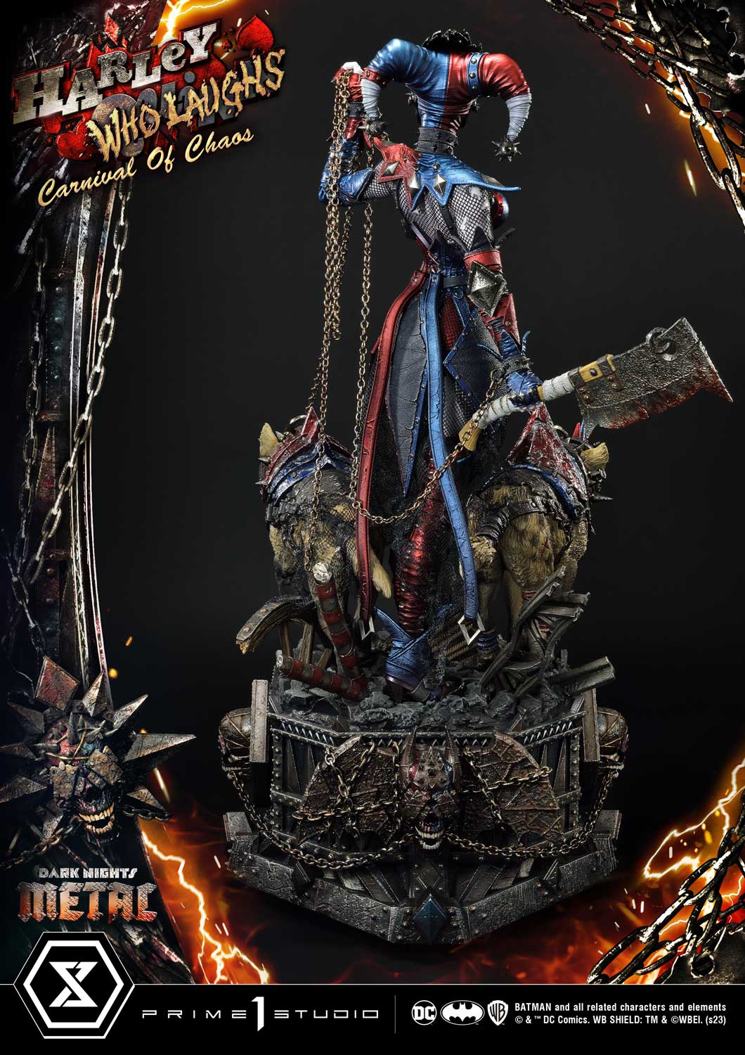 Dark Nights: Metal (Comics) Harley Quinn Who Laughs 1/3 Scale Statue DX Bonus Version - Image 27