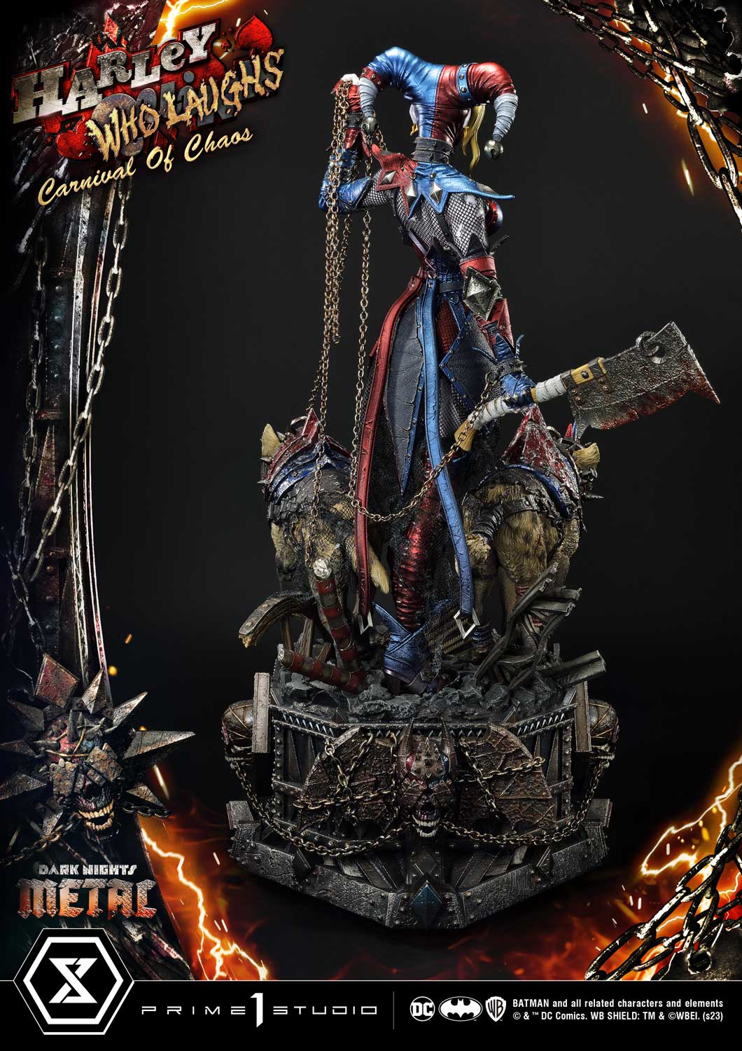 Dark Nights: Metal (Comics) Harley Quinn Who Laughs 1/3 Scale Statue DX Bonus Version - Image 30