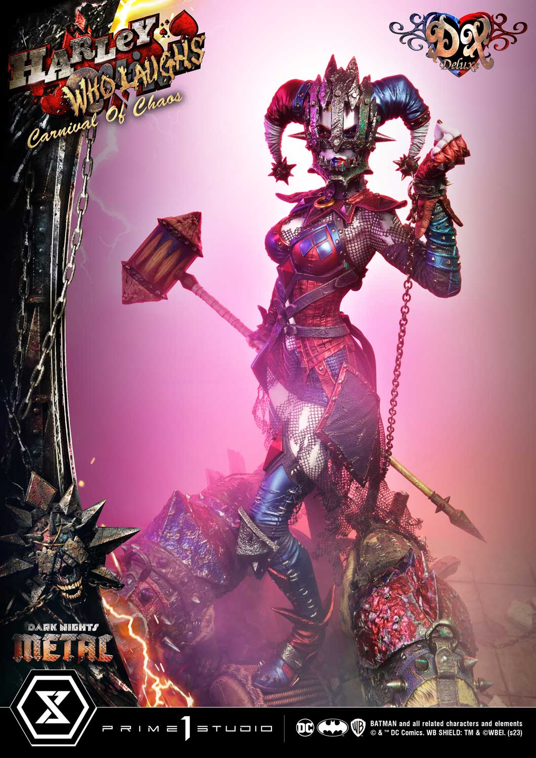 Dark Nights: Metal (Comics) Harley Quinn Who Laughs 1/3 Scale Statue DX Bonus Version - Image 32