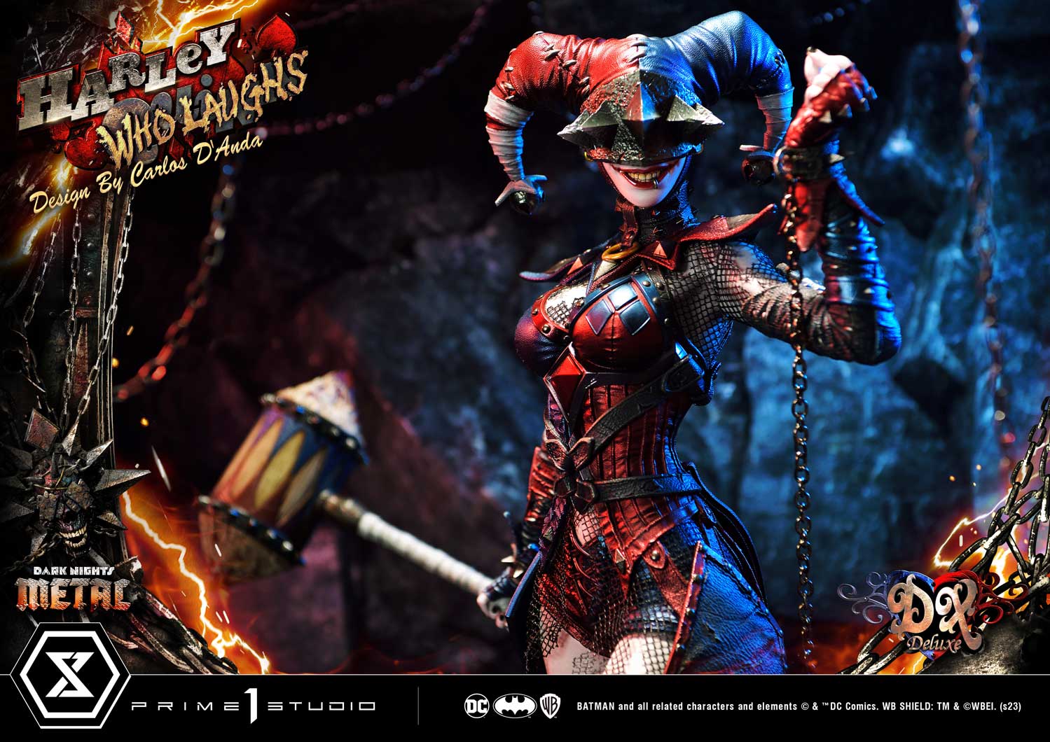 Dark Nights: Metal (Comics) Harley Quinn Who Laughs 1/3 Scale Statue DX Bonus Version - Image 33