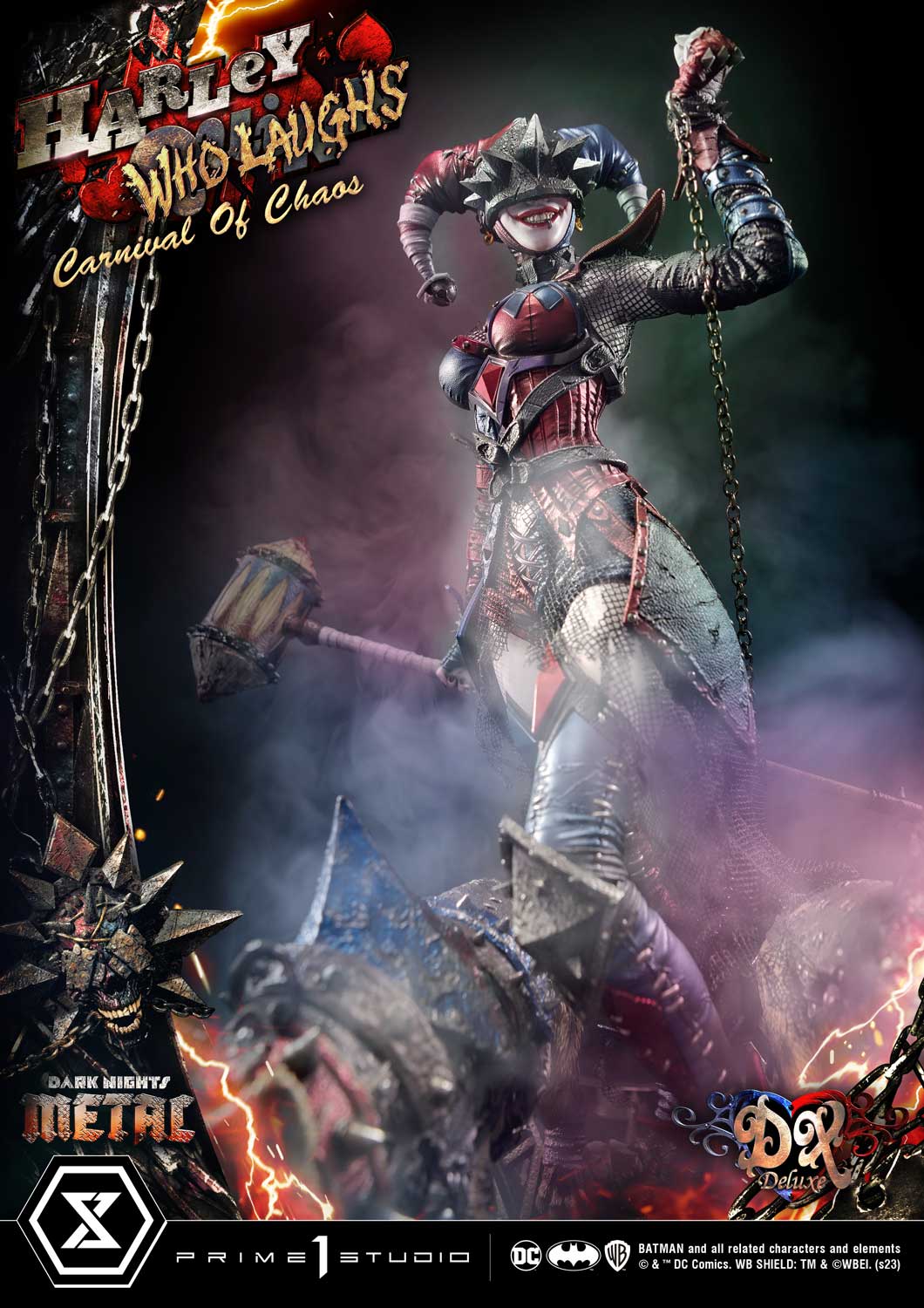 Dark Nights: Metal (Comics) Harley Quinn Who Laughs 1/3 Scale Statue DX Bonus Version - Image 35