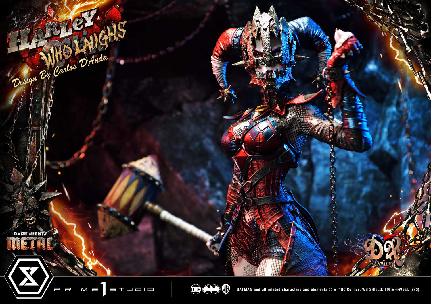 Dark Nights: Metal (Comics) Harley Quinn Who Laughs 1/3 Scale Statue DX Bonus Version - Image 37