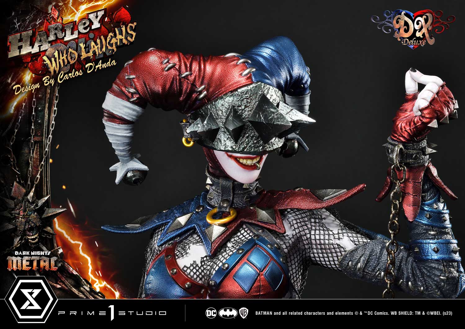 Dark Nights: Metal (Comics) Harley Quinn Who Laughs 1/3 Scale Statue DX Bonus Version - Image 39
