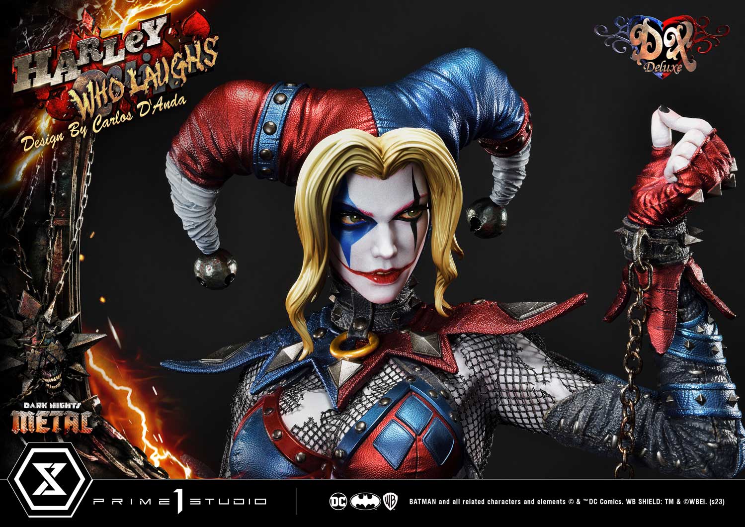 Dark Nights: Metal (Comics) Harley Quinn Who Laughs 1/3 Scale Statue DX Bonus Version - Image 40